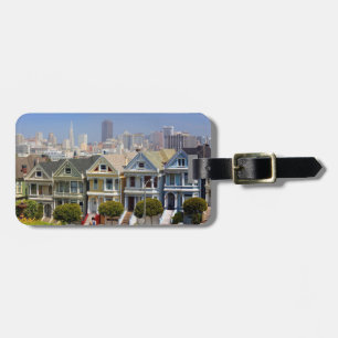 San Franciscos berühmte Painted Ladies Gepäckanhänger