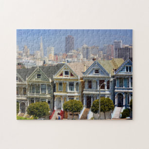 San Franciscos berühmte Painted Ladies Puzzle