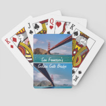 San Franciscos Golden Gate Bridge Spielkarten