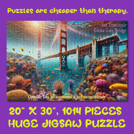 San Franciscos Golden Gate Bridge Underwater Puzzle