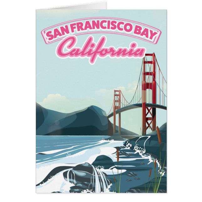 San Fransisco Bay Reiseplakat (Vorne)
