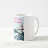 San Fransisco Bay Reiseplakat Kaffeetasse (VorderseiteRechts)