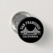 San Fransisco Kalifornien Button (Vorne & Hinten)