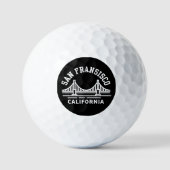 San Fransisco Kalifornien Golfball (Vorderseite)