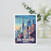 San Fransisco Kalifornien USA Berühmte Sehenswürdi Postkarte (Stehend Vorderseite)