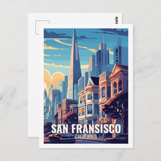 San Fransisco Kalifornien USA Berühmte Sehenswürdi Postkarte (Vorne/Hinten)
