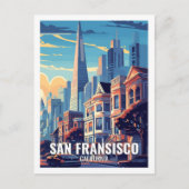 San Fransisco Kalifornien USA Berühmte Sehenswürdi Postkarte (Vorderseite)