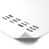 San Fransisco - minimalistic typography poster (Ecke)