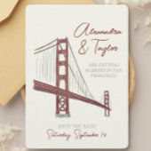 San Fransisco Save the Date Einladung