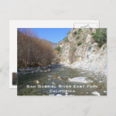 San Gabriel River East Fork Postcard! Postkarte (Vorne/Hinten)