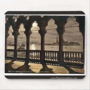 San Georgio vom Palast der Doges durch Mondschein, Mousepad