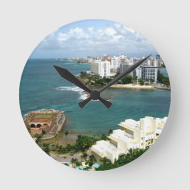 San Geronimo, Condado, Puerto Rico, Galina - Runde Wanduhr