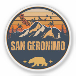 San Geronimo, Kalifornien Aufkleber