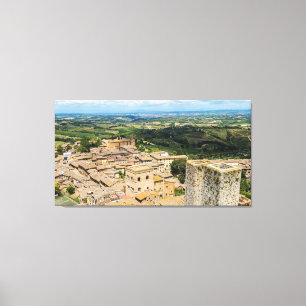 San Gimignano, Italien Leinwanddruck