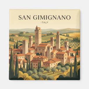 San Gimignano Italien Magnet