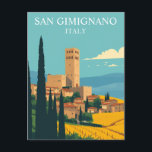 San Gimignano, Italien Mittelalterliche Vintage Ku Postkarte<br><div class="desc">Entdecken Sie den zeitlosen Reiz von San Gimignano, Italien, mit dieser Retro-Postkarte, die die berühmten mittelalterlichen Türme, engen Gassen aus Kopfsteinpflaster und die atemberaubende toskanische Landschaft zeigt. San Gimignano ist bekannt für seine reiche Geschichte, die gut erhaltene Architektur und die lebendige lokale Kultur. Diese Postkarte im Vintagen Stil besticht durch...</div>