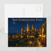 San Gimignano Italien Postkarte (Vorne/Hinten)