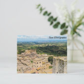 San Gimignano, Italien Postkarte (Stehend Vorderseite)