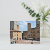 San Gimignano, Italien Postkarte (Stehend Vorderseite)