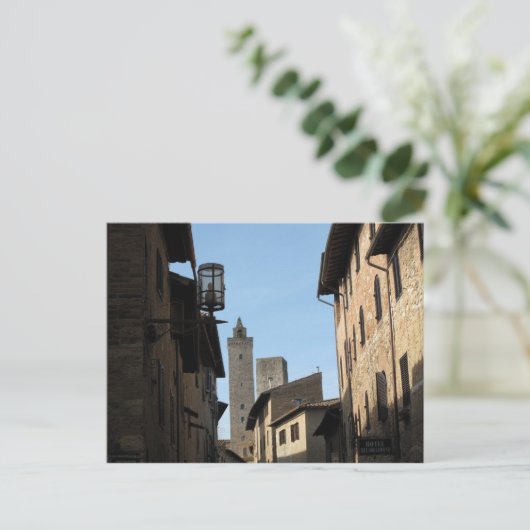 San Gimignano Postkarte (Stehend Vorderseite)