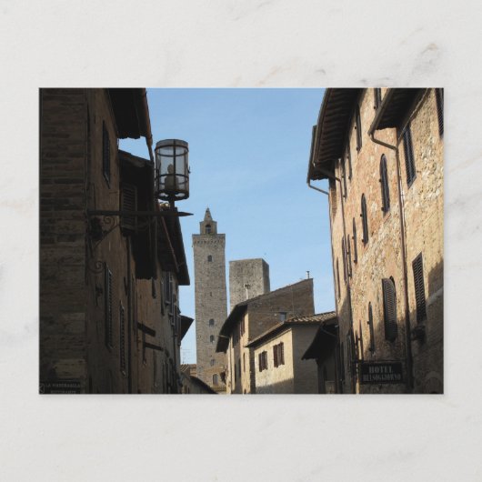San Gimignano Postkarte (Vorderseite)