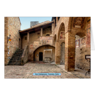 San Gimignano, Toskana, Italien