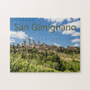 San Gimignano Toskana Italien Panorama Souvenir Puzzle