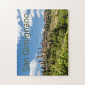 San Gimignano Toskana Italien Panorama Souvenir Puzzle (Vertikal)