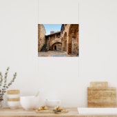 San Gimignano, Toskana, Italien Poster (Küche)