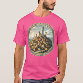 San Gimignano Toskana Italien T-Shirt