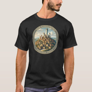 San Gimignano Toskana Italien T-Shirt