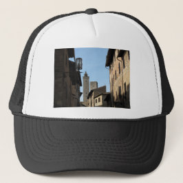 San Gimignano Toskana Italien Truckerkappe