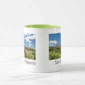 San Gimignano Tuscany Italy Panorama Souvenir Tasse (Zentrum)
