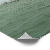 San Giorgio Maggiore Church & Venetian Lagoon Poster (Ecke)