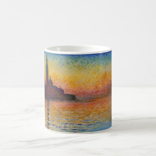 San Giorgio Maggiore in der Abenddämmerung (von Cl Kaffeetasse (Mittel)