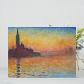San Giorgio Maggiore in der Abenddämmerung (von Cl Karte (Stehend Vorderseite)