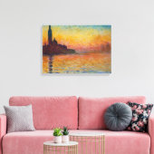 San Giorgio Maggiore in der Abenddämmerung (von Cl Leinwanddruck (Insitu (Wohnzimmer))