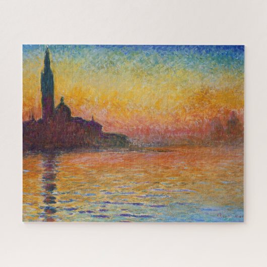 San Giorgio Maggiore in der Abenddämmerung (von Cl Puzzle (Horizontal)