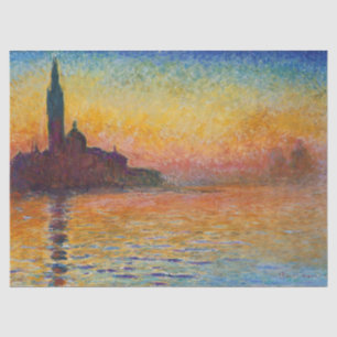 San Giorgio Maggiore in der Abenddämmerung (von Cl Seidenpapier