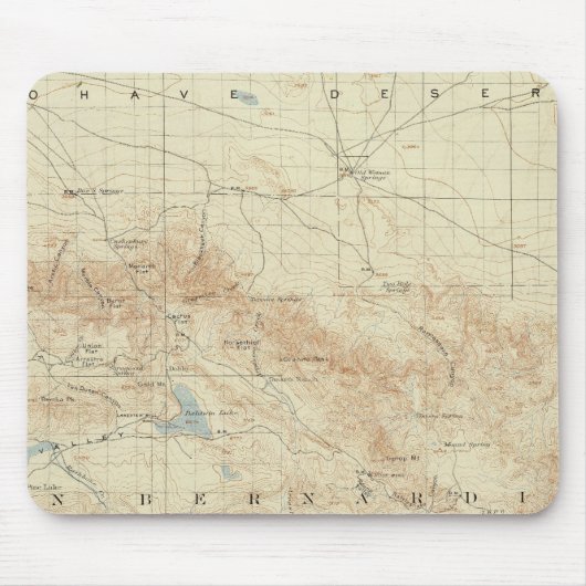San Gorgonio Quadrangat mit San Andreas Rift Mousepad (Vorne)