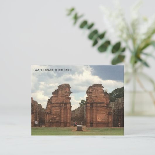 San Ignacio de Mini Postkarte (Stehend Vorderseite)