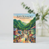 San Ignacio Town Belize Postkarte (Stehend Vorderseite)