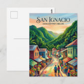 San Ignacio Town Belize Postkarte (Vorne/Hinten)