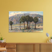 San Jacinto Angel Aussicht durch Palmen Leinwanddruck (Insitu (Wohnzimmer))