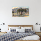 San Jacinto Angel Aussicht durch Palmen Leinwanddruck (Insitu (Schlafzimmer))