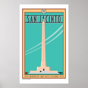 San Jacinto Monument-Plakat Poster