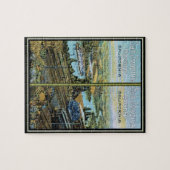 San Joaquin Landkreis Vintage Poster Puzzle (Horizontal)