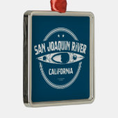 San Joaquin River California Kayaking Ornament Aus Metall (Rechts)