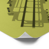 San Jose Airport (SJC) Diagramm Poster (Ecke)