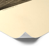 San Jose, CA Panorama Karte - 1869 Poster (Ecke)